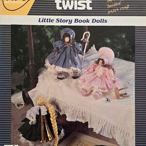 Creative Twist 1992 Little Storybook Dolls Leaflet 75 Designed By Lynette Goodie